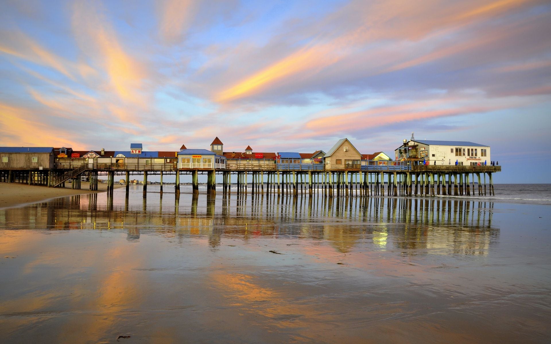Old Orchard Beach in Maine